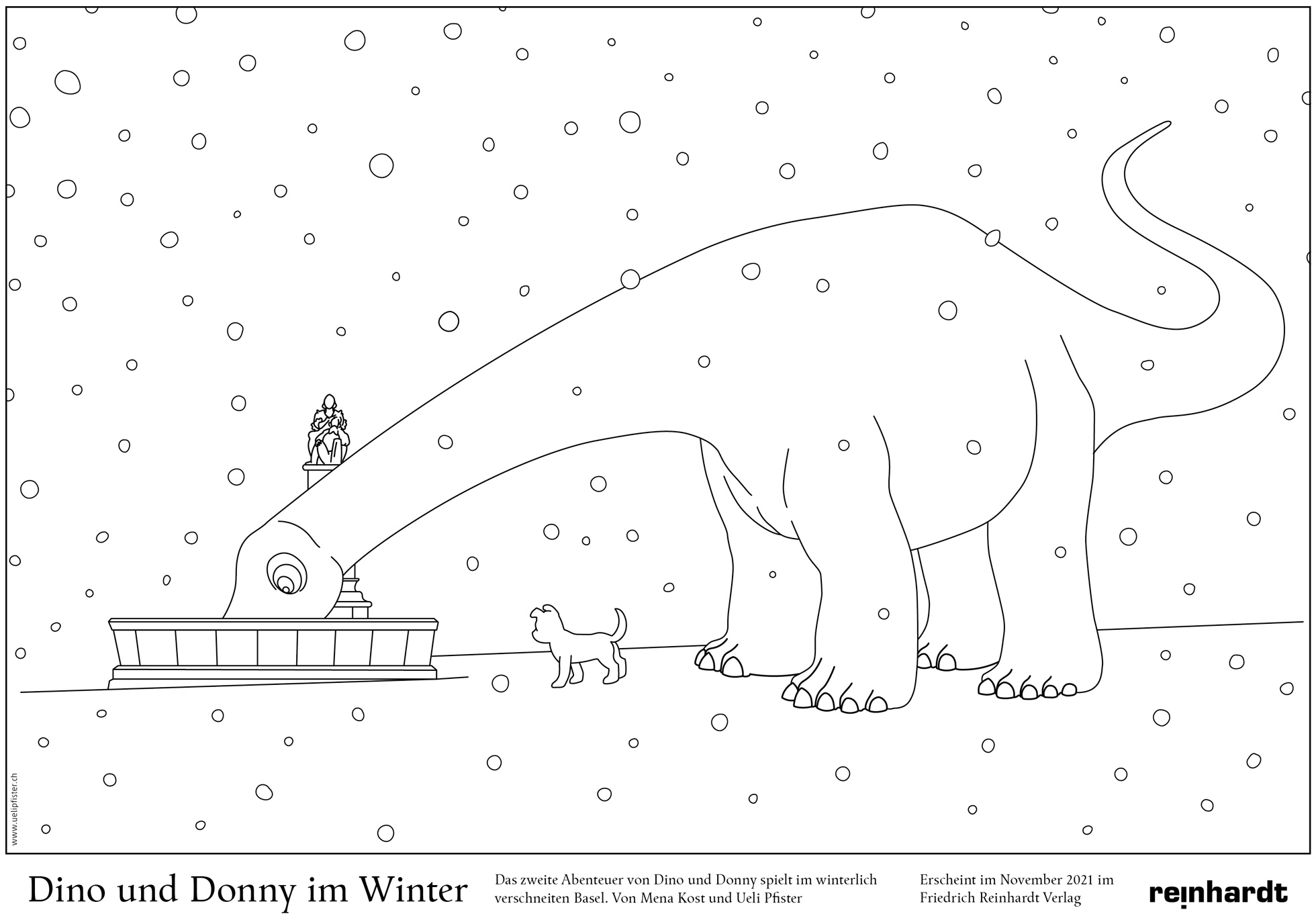 Dino und Donny im Winter